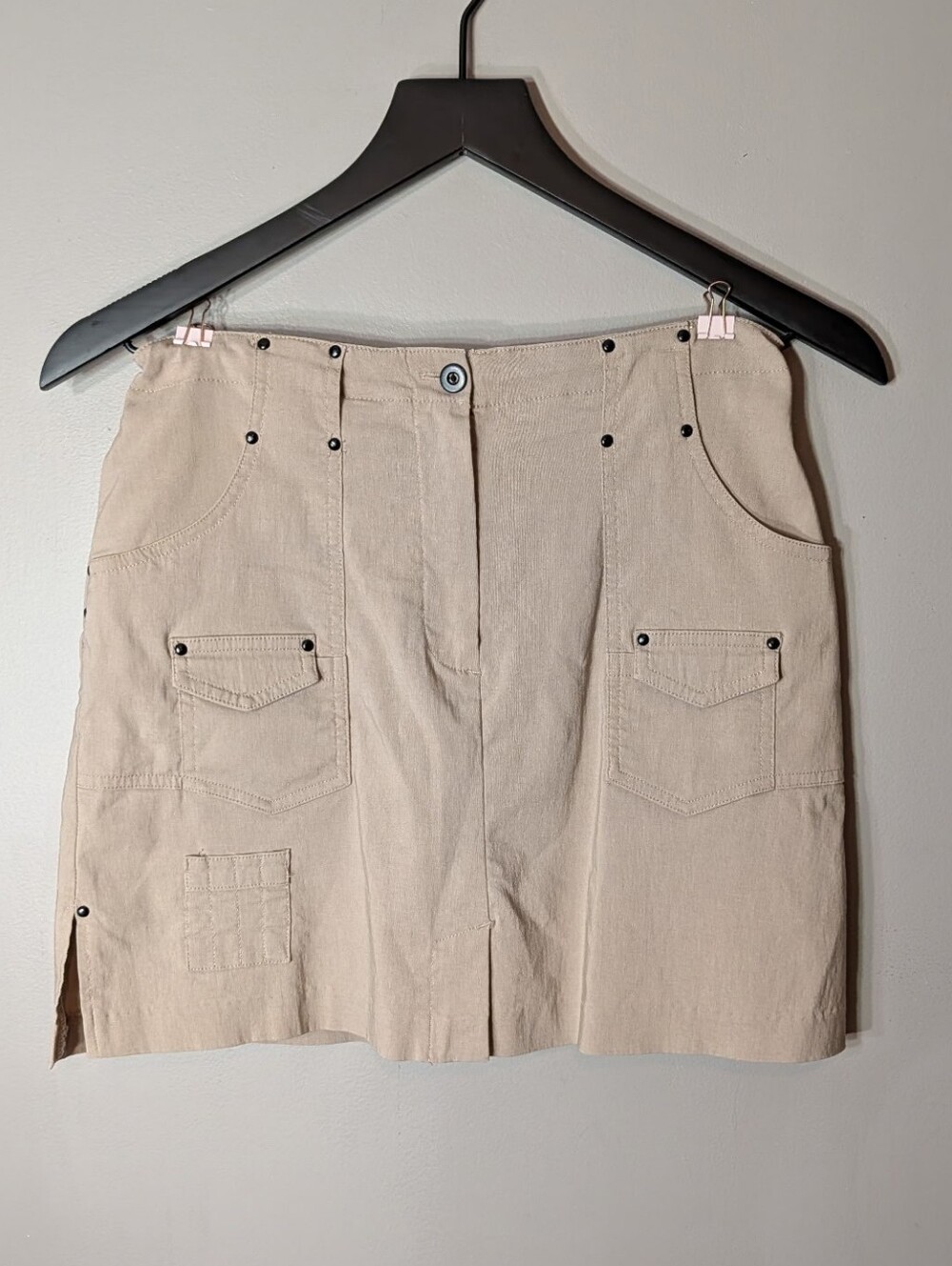 jamie sadock Beige Utility Pocket Skirt - Picture 1 of 7